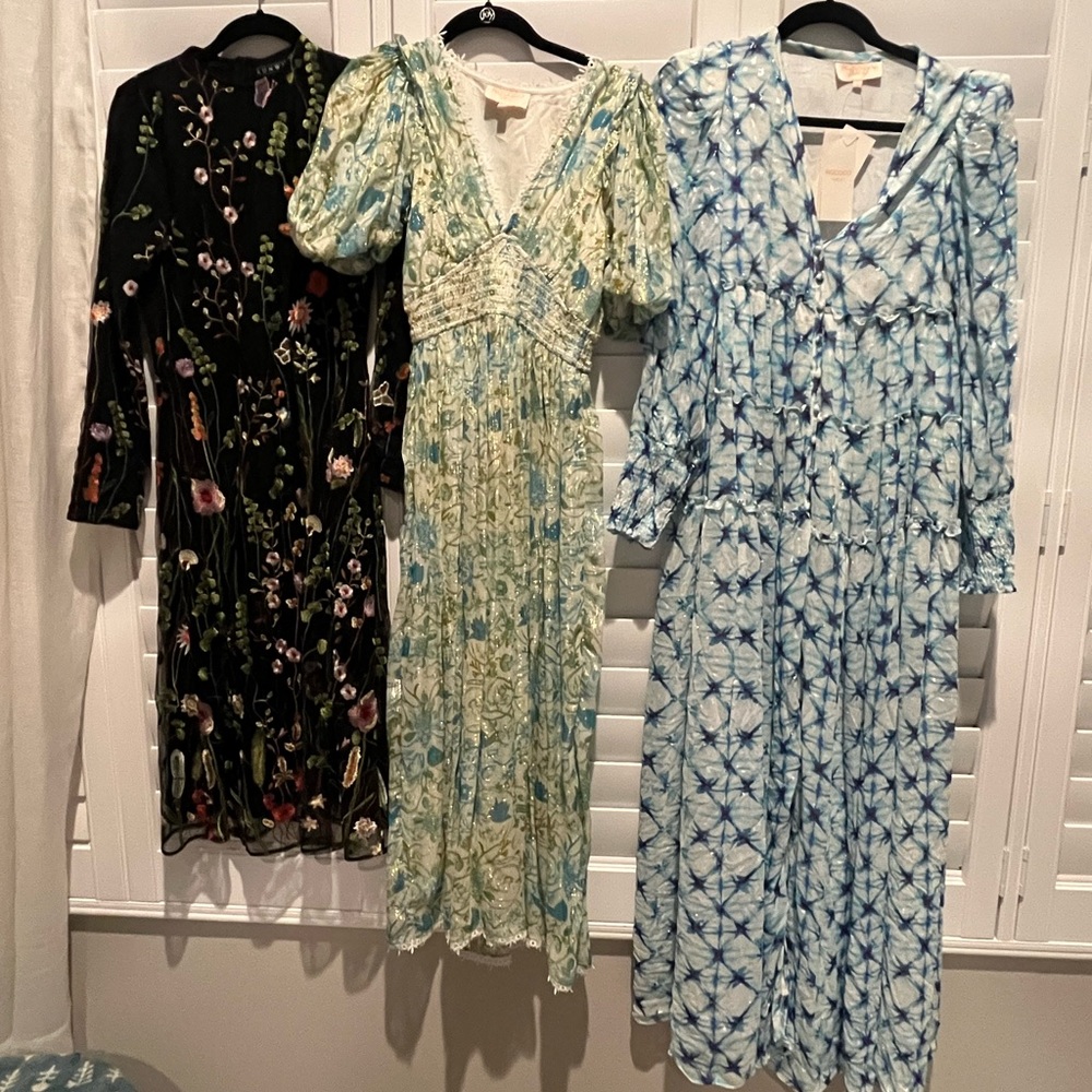 Set of three beautiful dresses